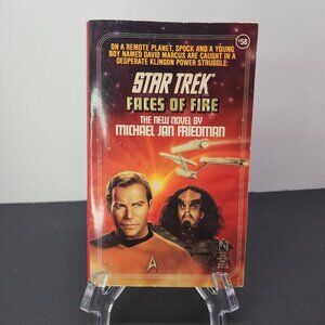 Star Trek: Faces Of Fire Novel #58 by Michael John Friedman Paperback